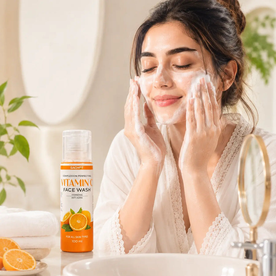 Free Vitamin C Face Wash | sachetcare.com