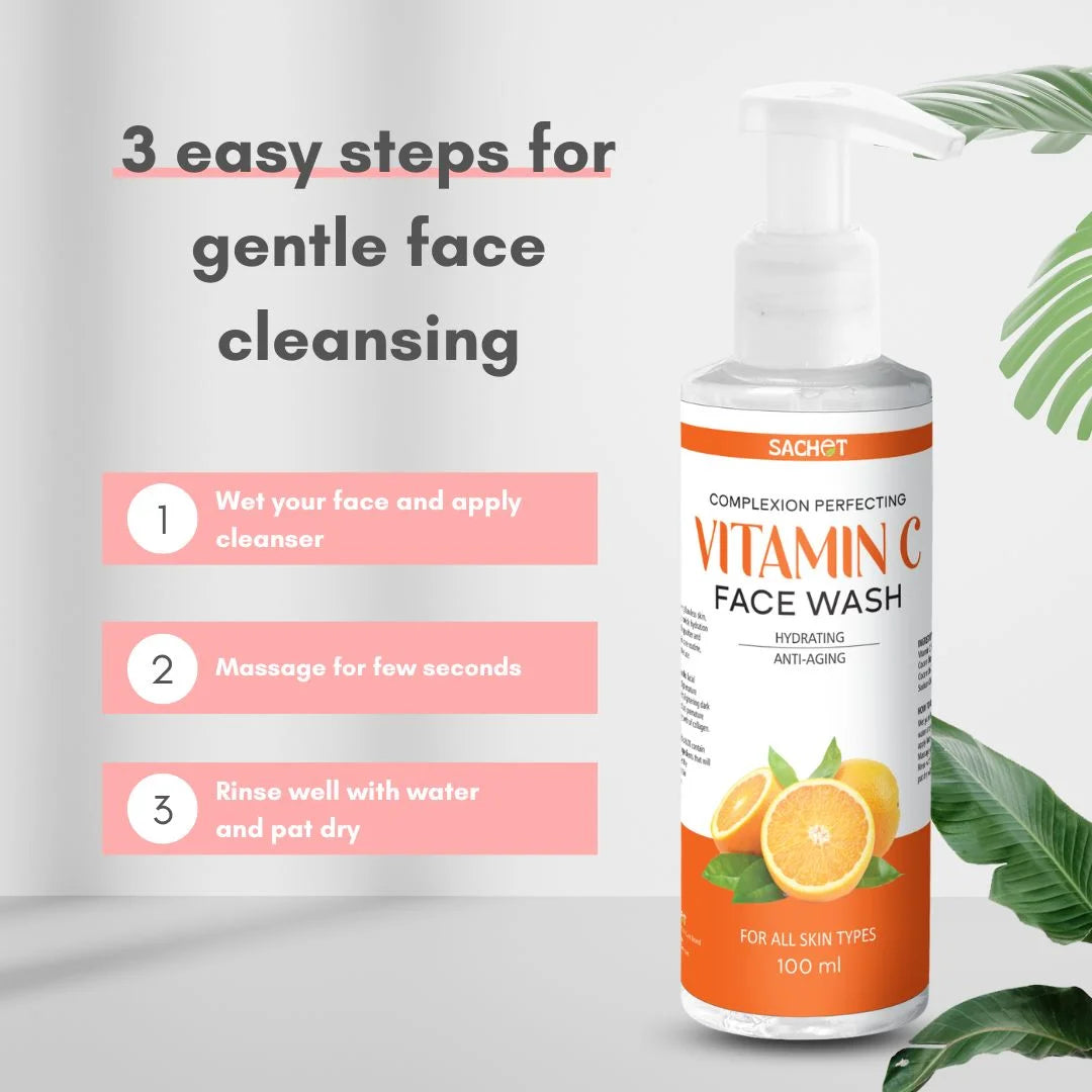 Vitamin C Face Wash | sachetcare.com