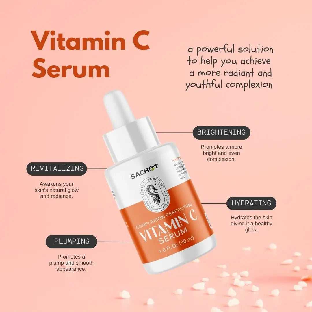 Vitamin C Serum - Brighten, Protect, and Renew Your Skin | sachetcare.com