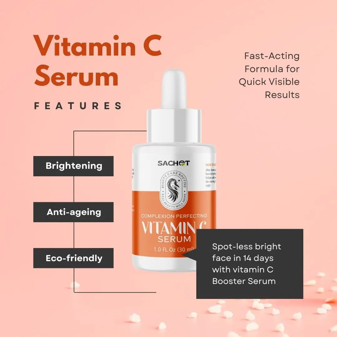 Vitamin C Serum - Brighten, Protect, and Renew Your Skin | sachetcare.com