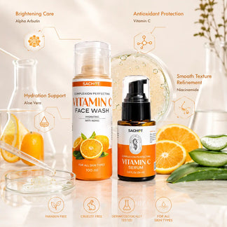 Vitamin C Serum & Face Wash | sachetcare.com