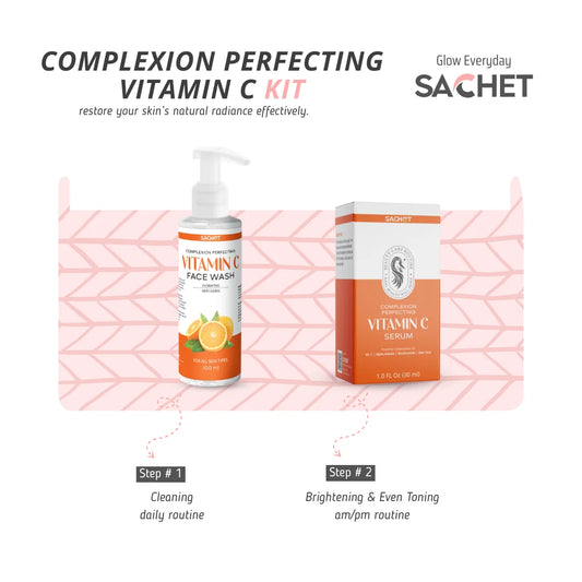 Vitamin C Serum & Face Wash | sachetcare.com
