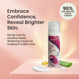 Whitening Cream for Sensitive Areas - 100ml | sachetcare.com