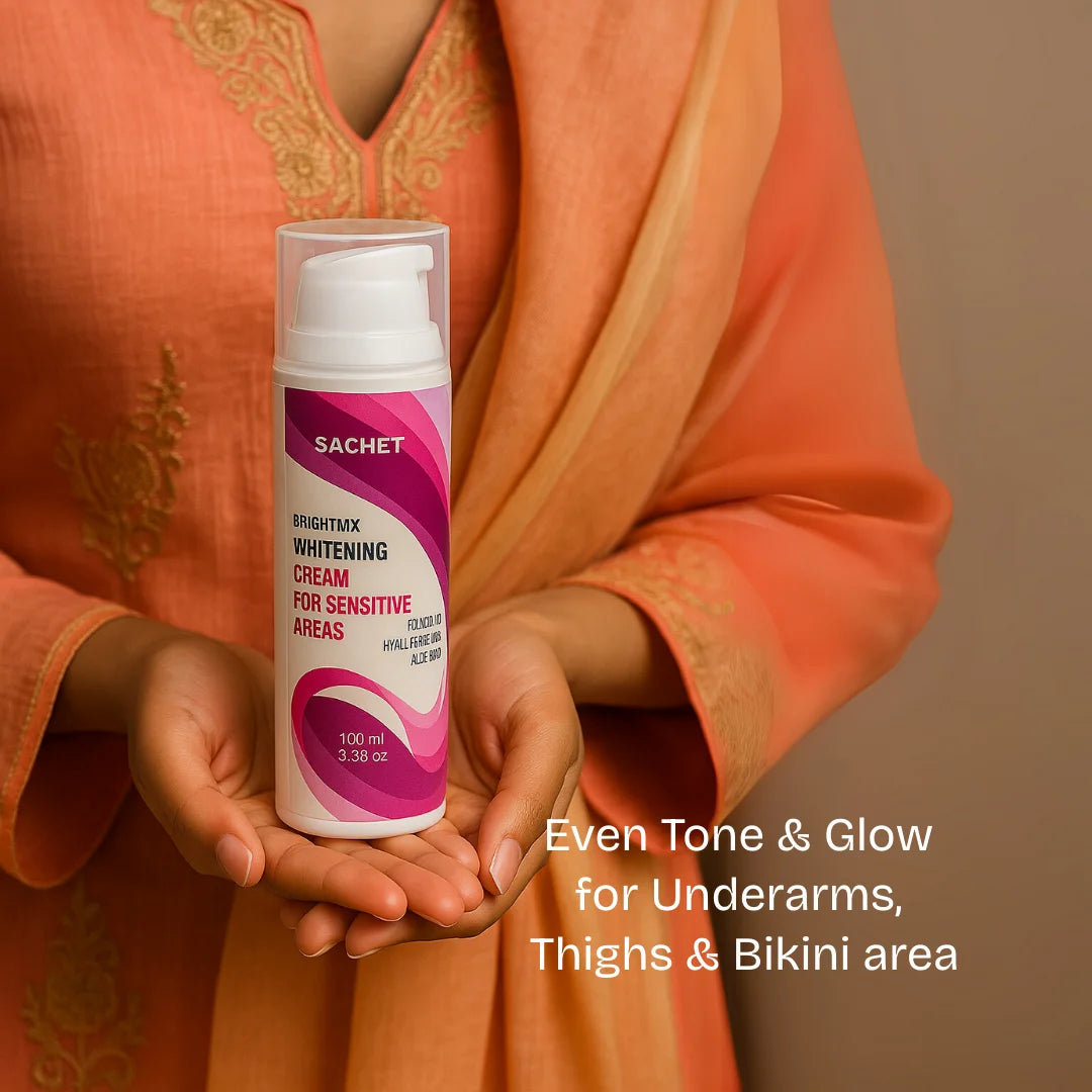 Whitening Cream for Sensitive Areas - 100ml | sachetcare.com