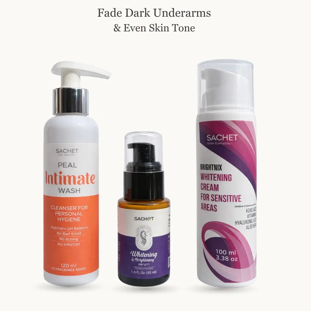 SACHET Underarm Brightening Kit for dark underarms and uneven tone