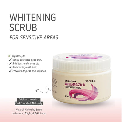 Whitening Scrub for Under Arms & Sensitive Areas | sachetcare.com