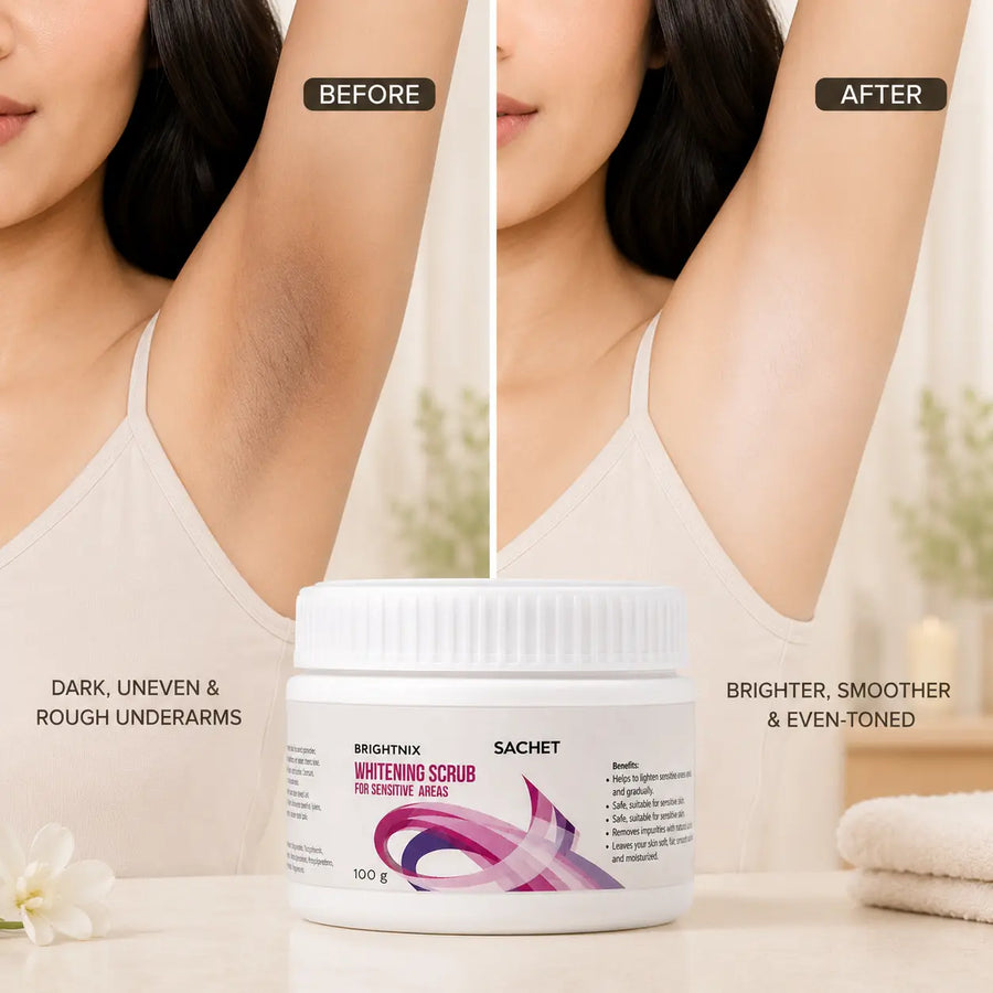 Underarm & Sensitive Area Whitening Scrub in Pakistan | SACHET