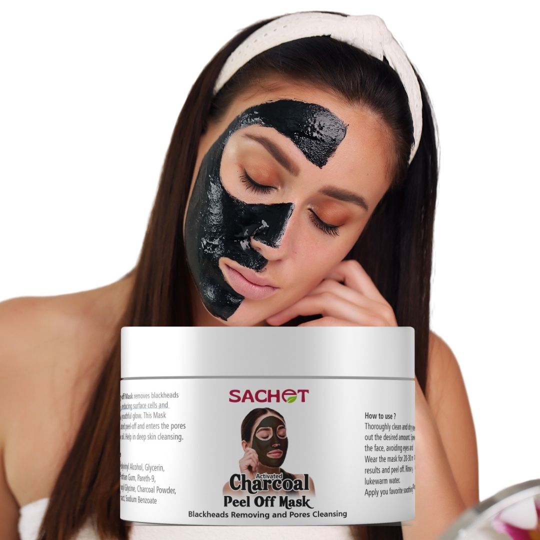 Activated Charcoal Pore Minimizing Peel-Off Mask | sachetcare.com