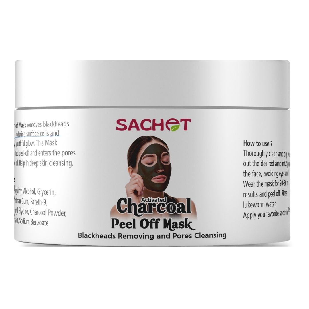 Charcoal Peel Off Mask - Deep Cleanse for Radiant Skin | sachetcare.com
