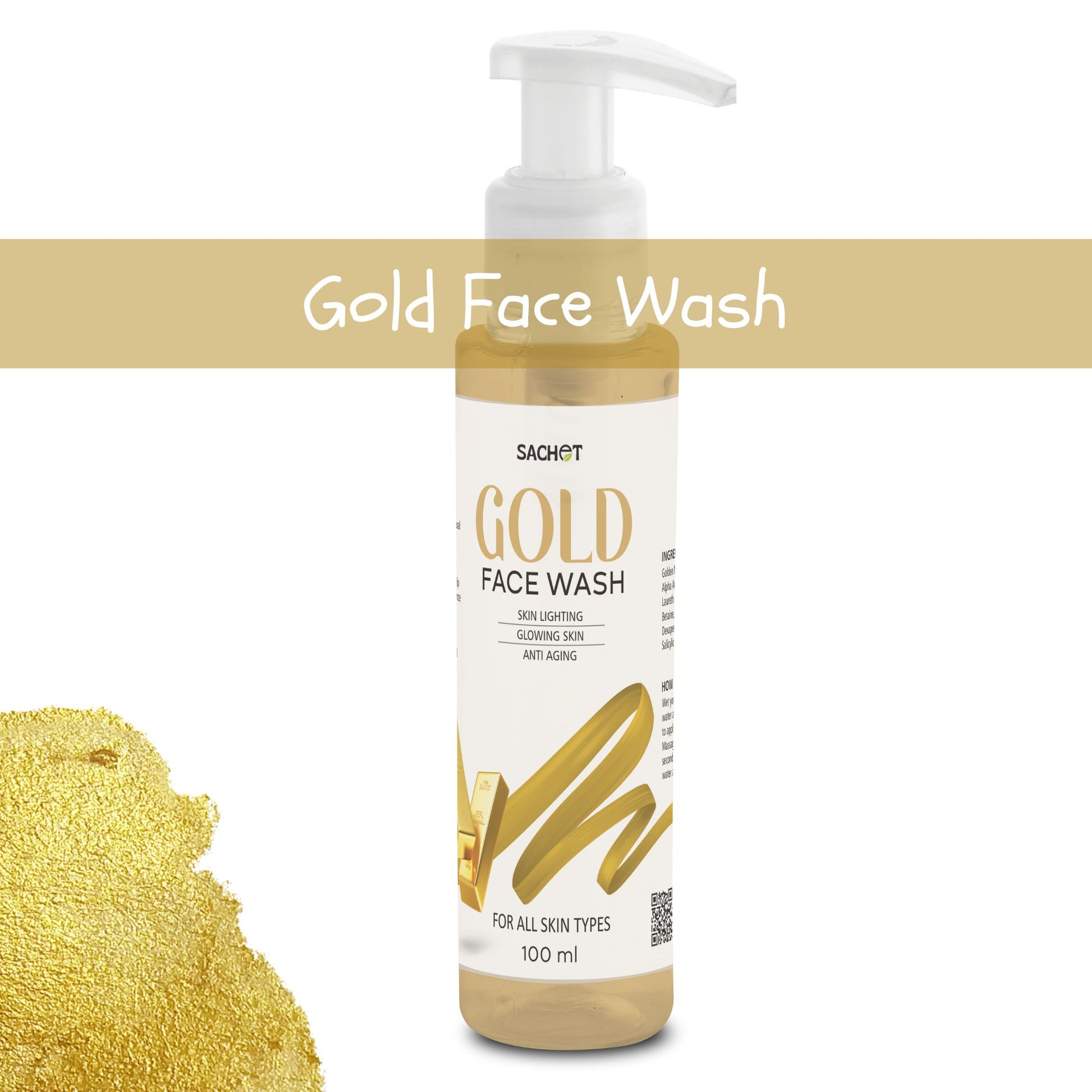 Luminous Gold Complexion Face Wash | sachetcare.com